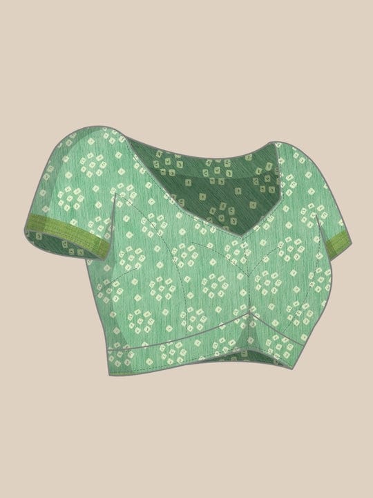 Rajisthani Handblocked - Green