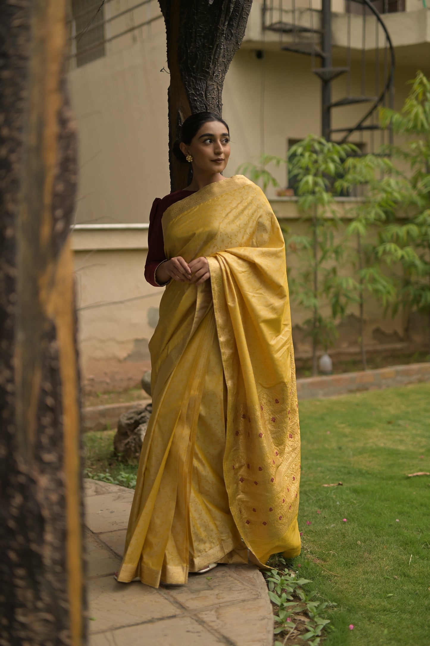 Meena Stitched Saree