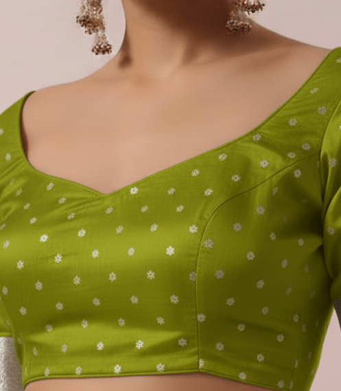 Maharani Self Embossed - Moss