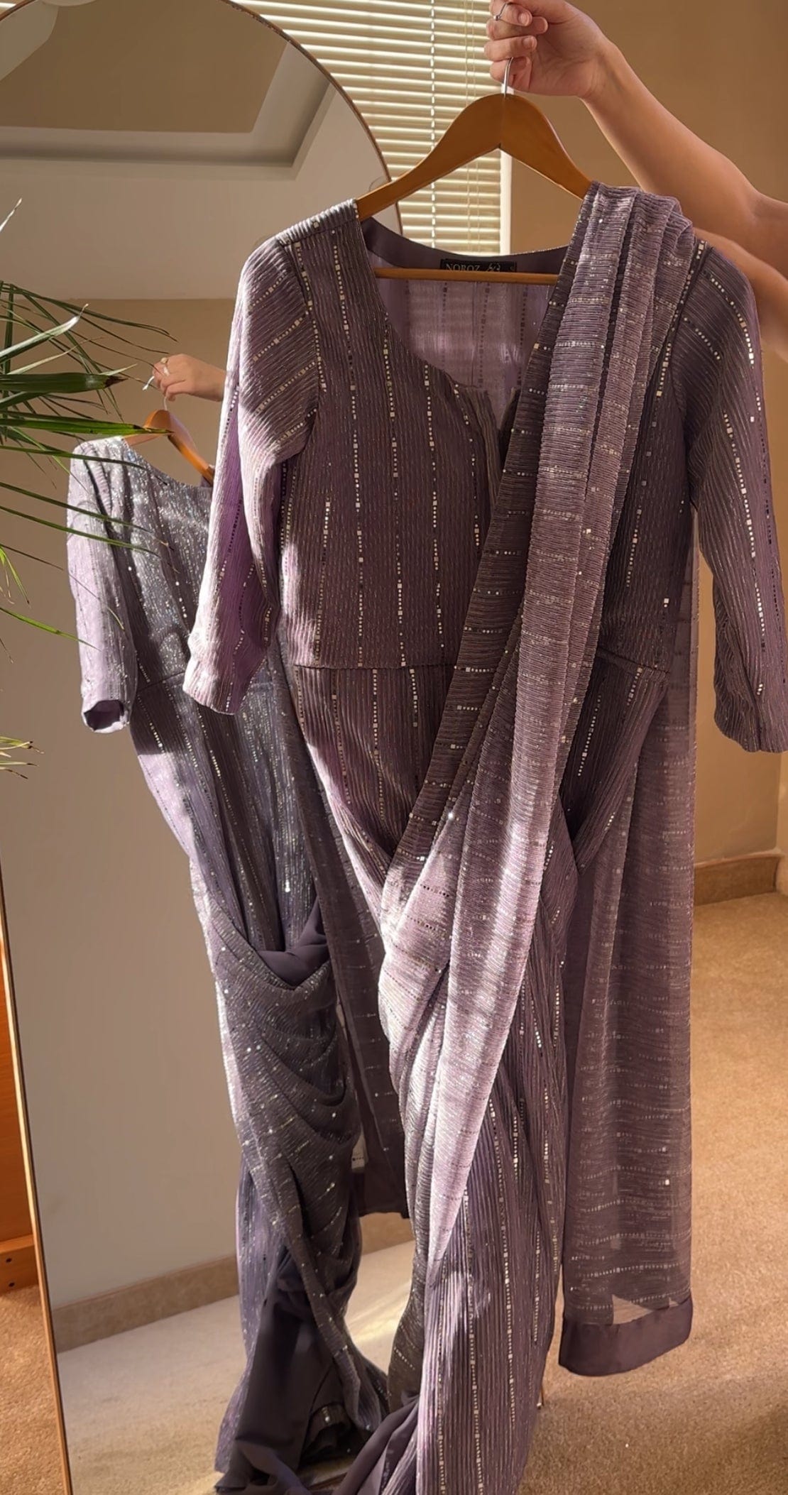 Violet - No minute Saree