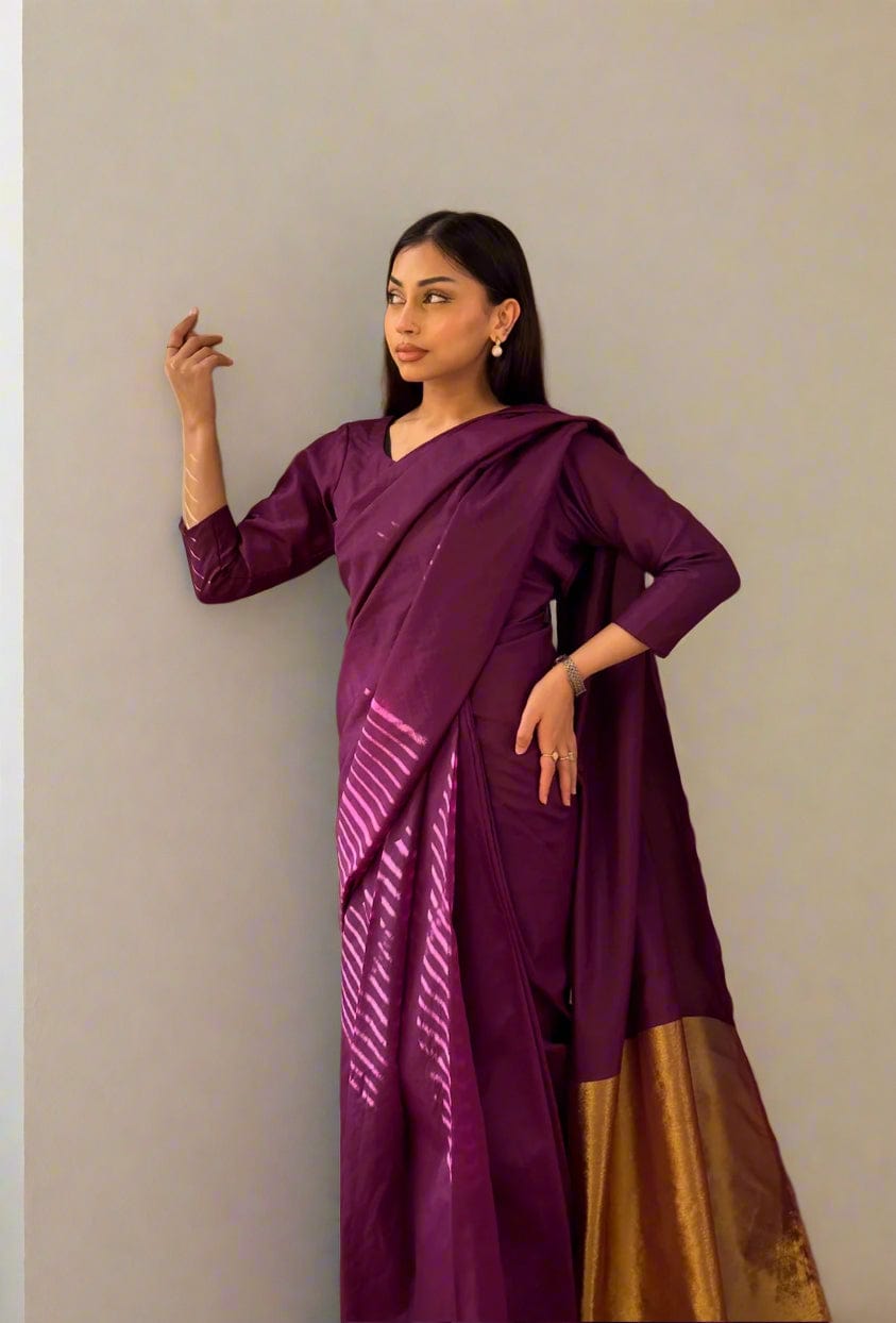 Indigo - No minute Saree