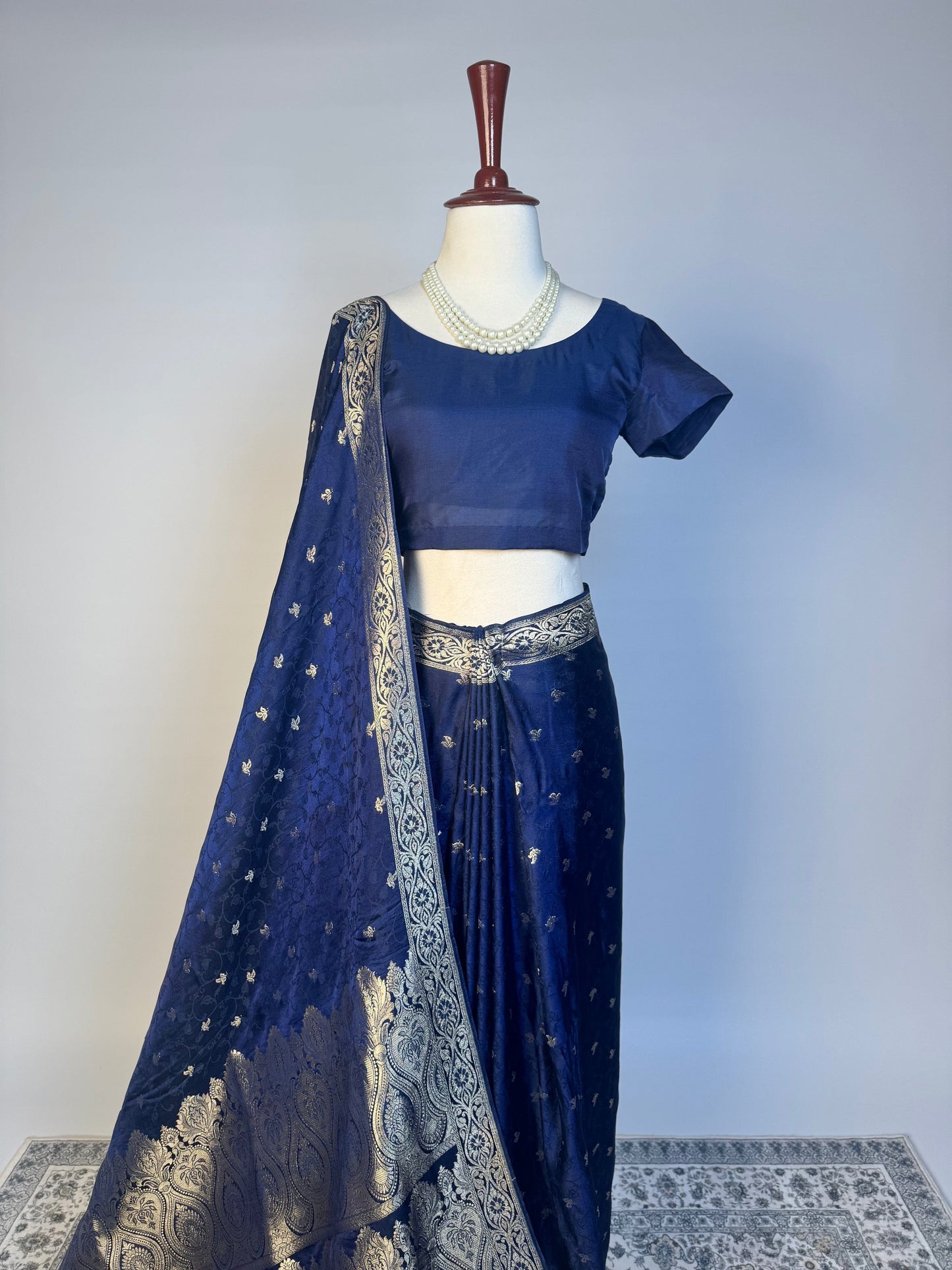 Neelum- Self Embossed Silk Saree