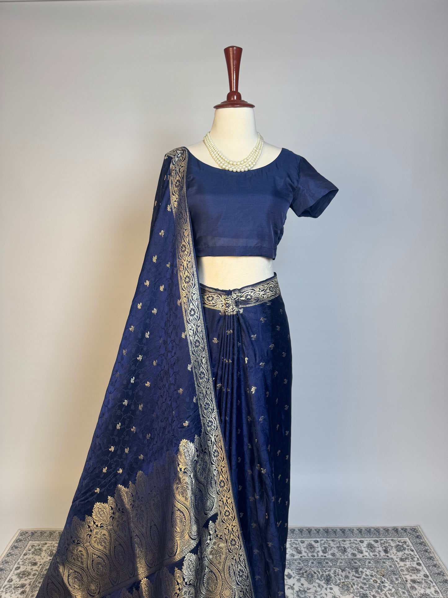 Neelum- Self Embossed Silk Saree