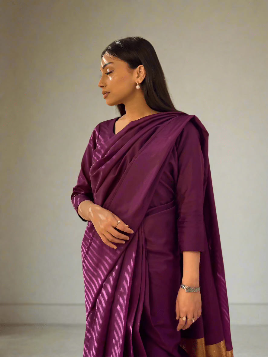 Indigo - No minute Saree