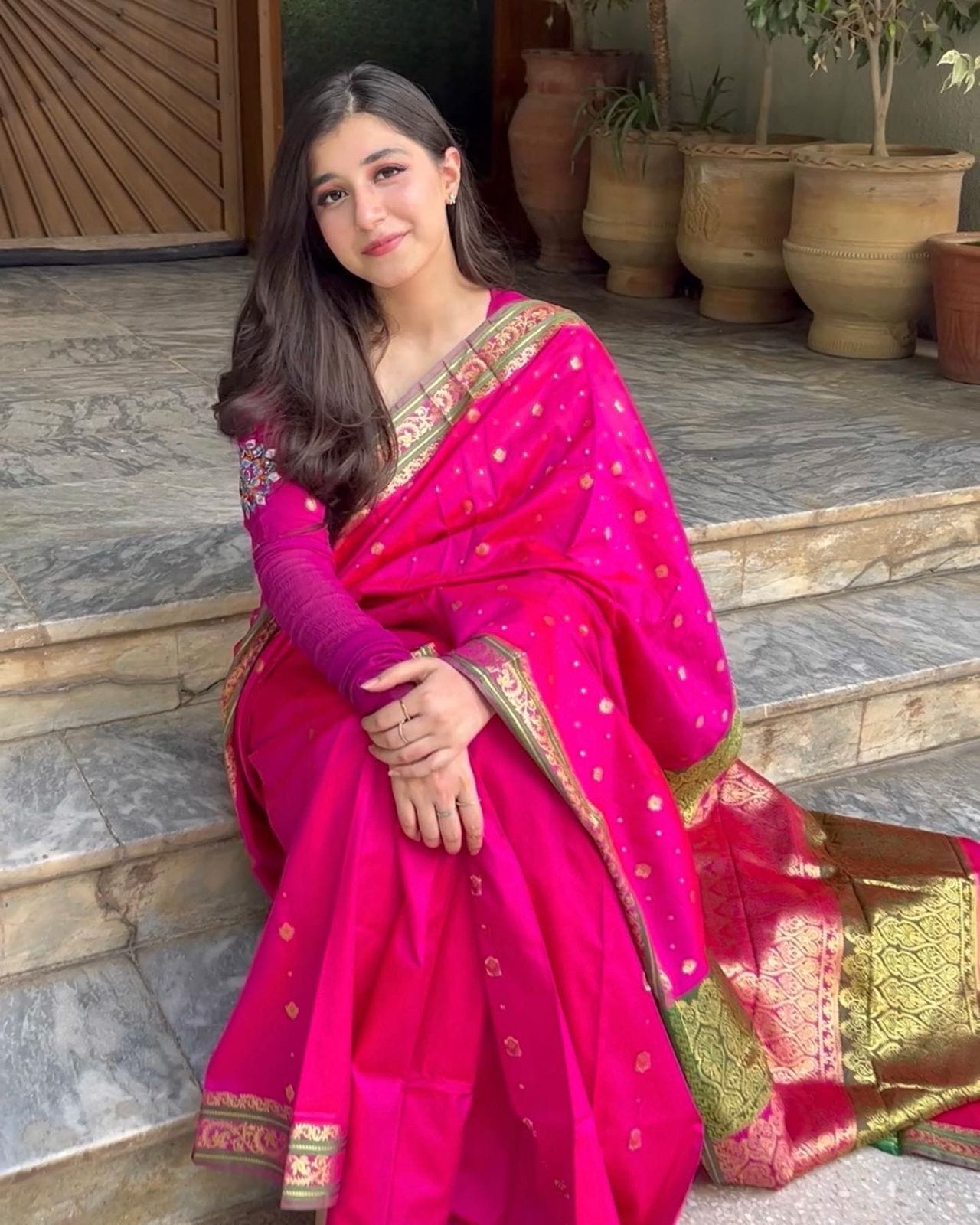 Laila Pink - Stitched Set