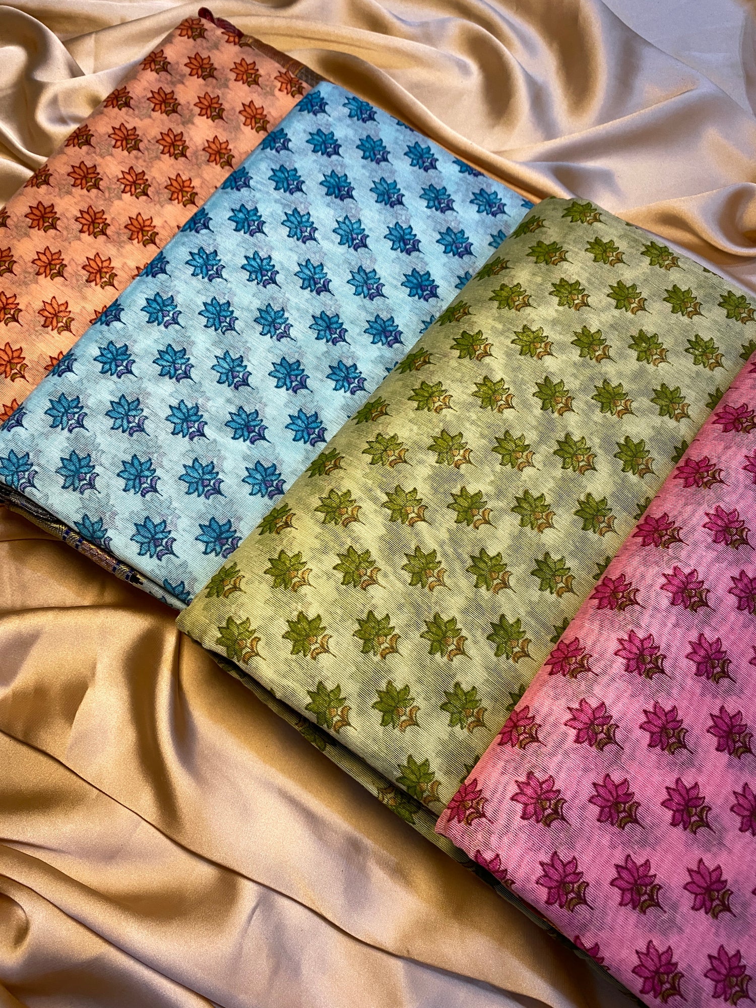 Hand Blocked Sarees