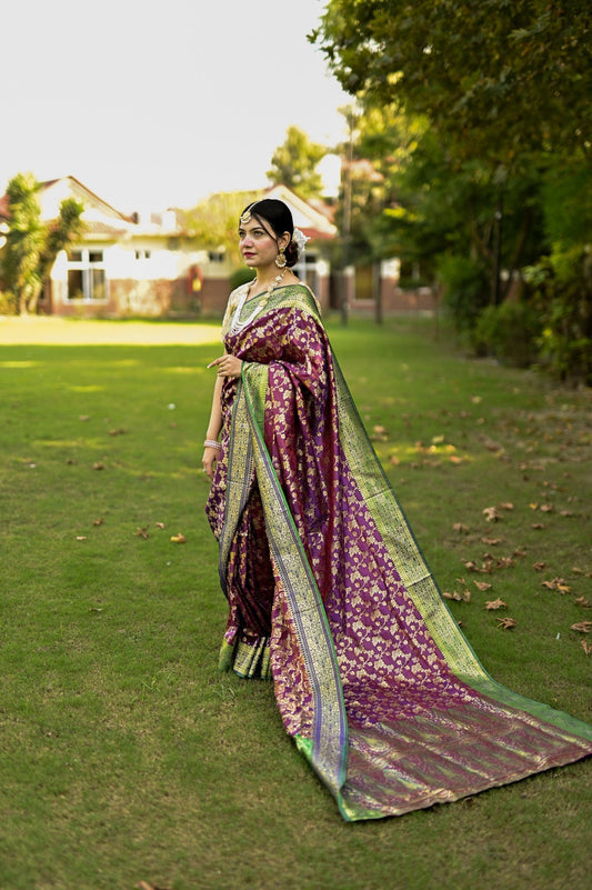 Jaal Silk Banarsi Saree (I)