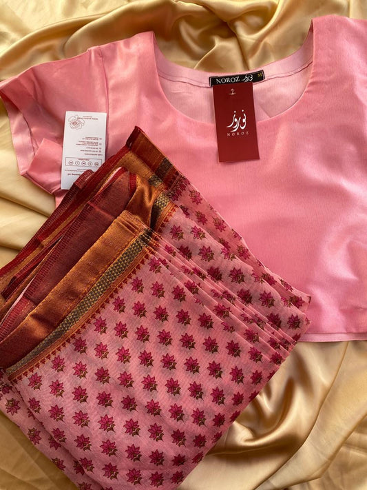 Amisha Pink - Stitched Set