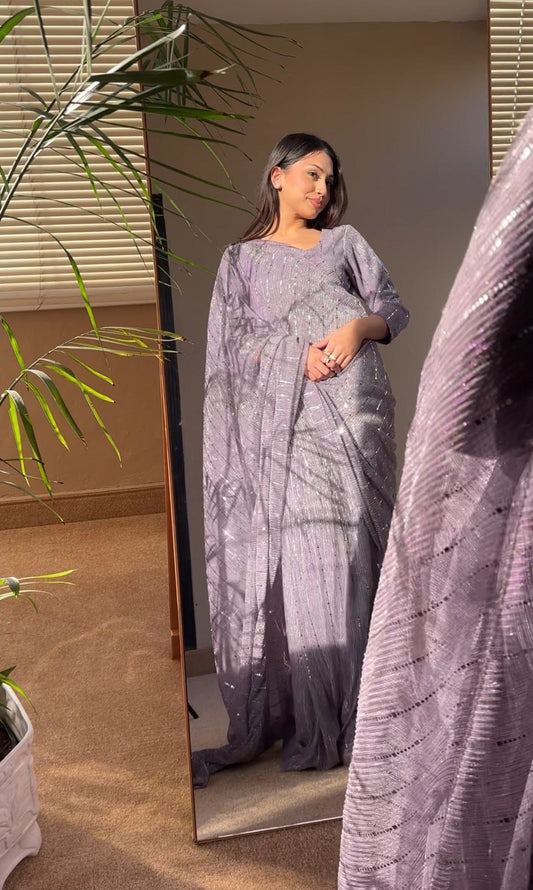 Violet - No minute Saree