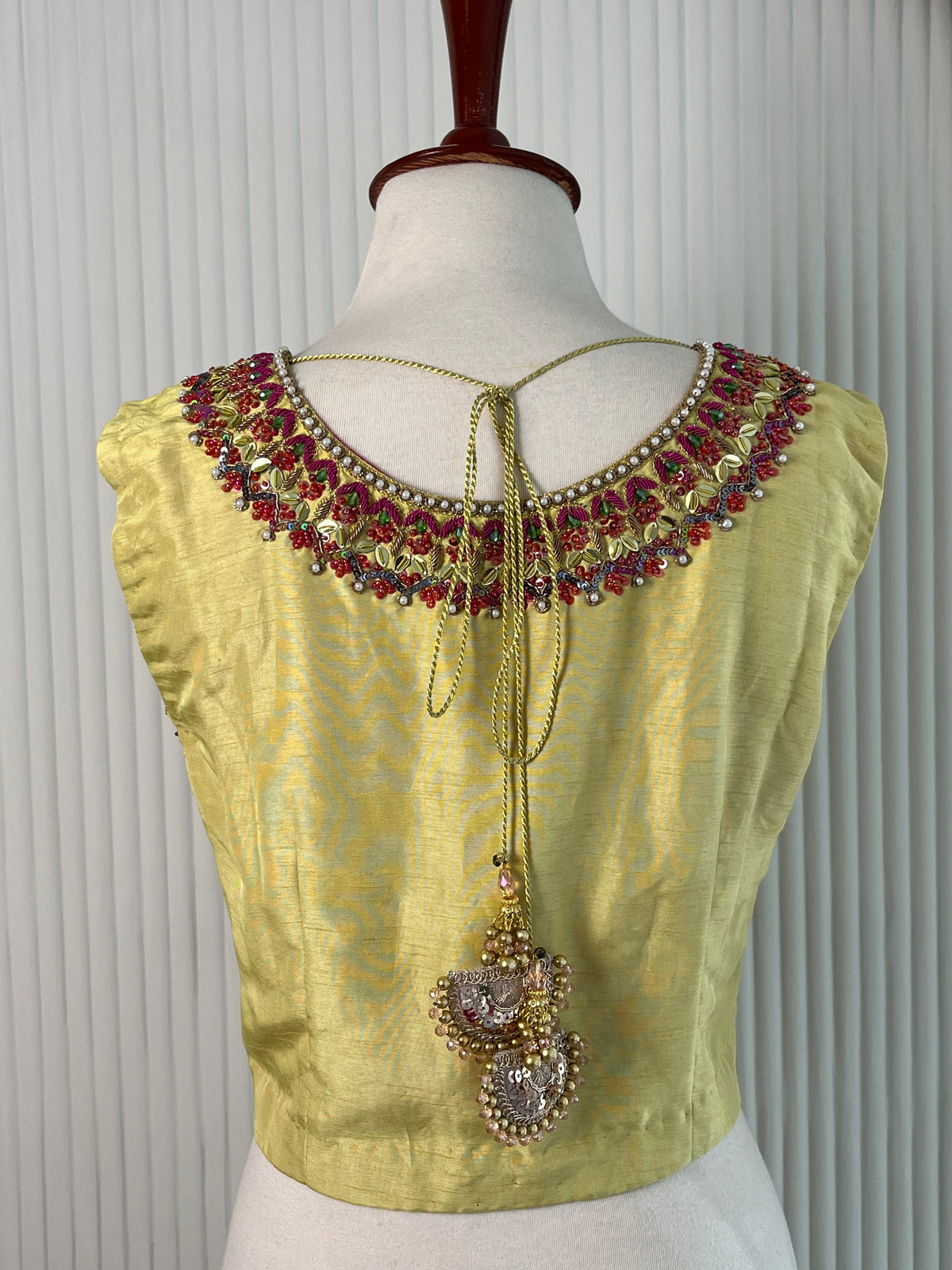 Dil Ruba - Hand Work Stitched Bridal sleeveless Blouse