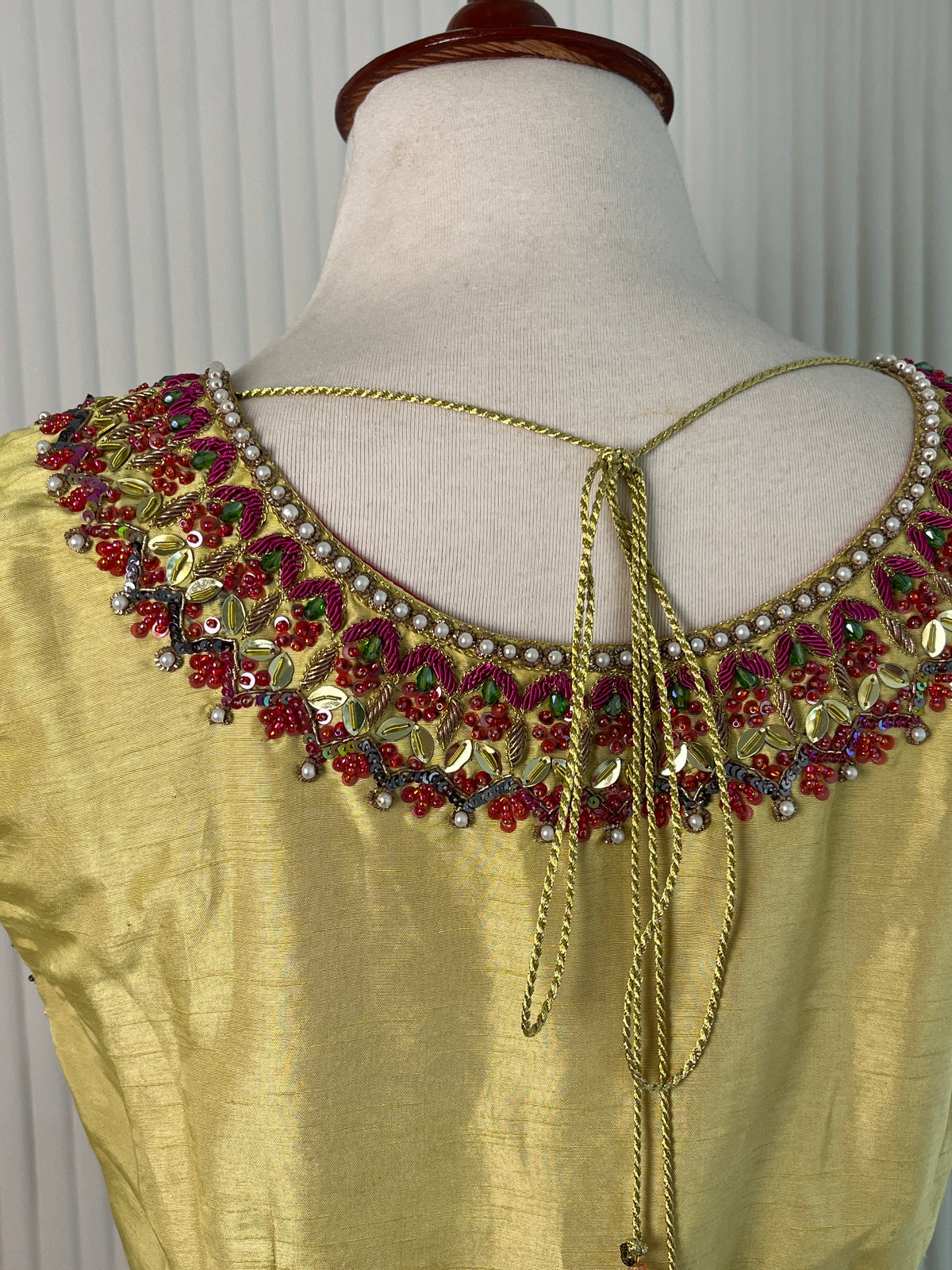 Dil Ruba - Hand Work Stitched Bridal sleeveless Blouse