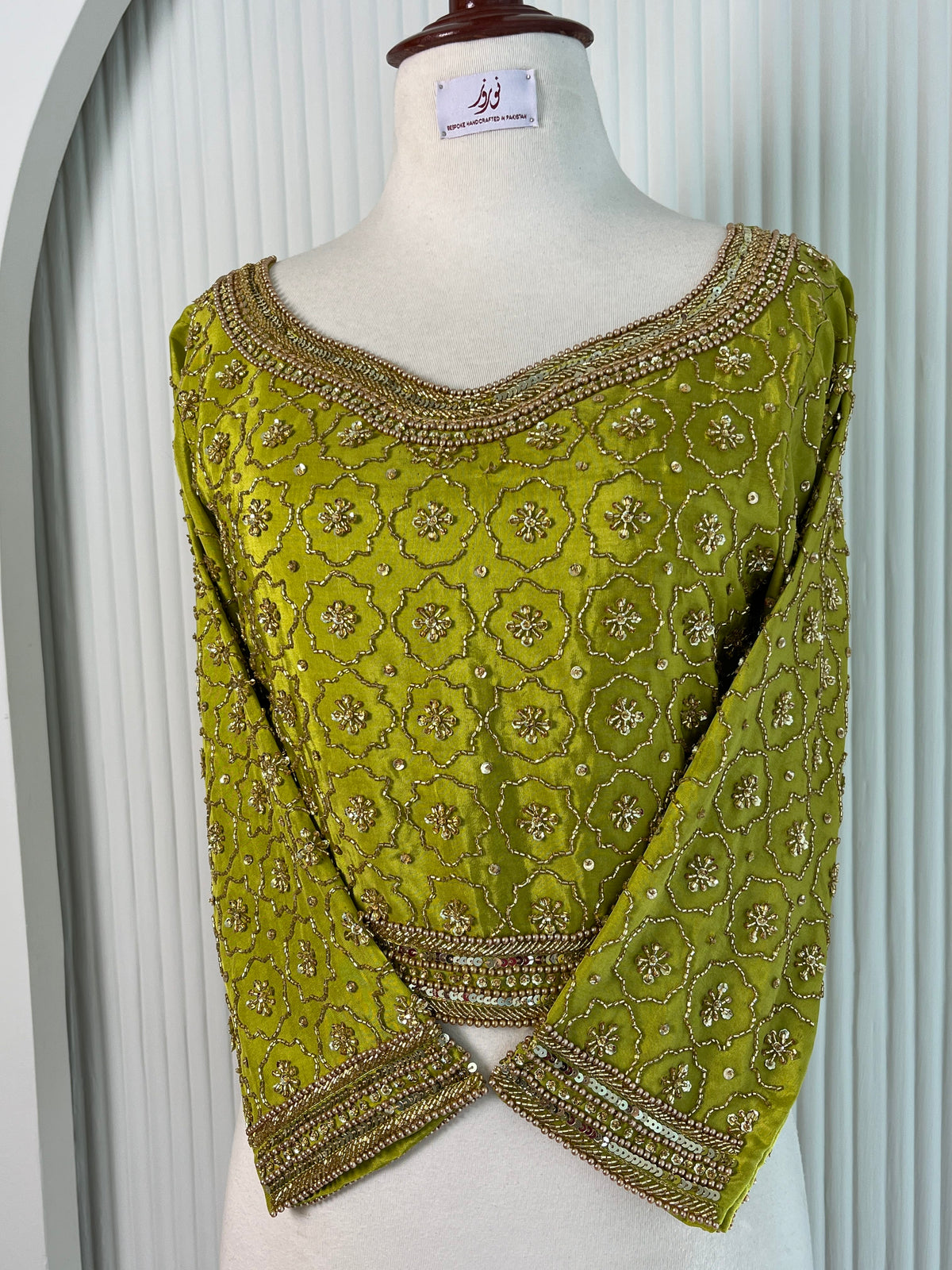 Dhanni- Hand Work Stitched Bridal  Blouse