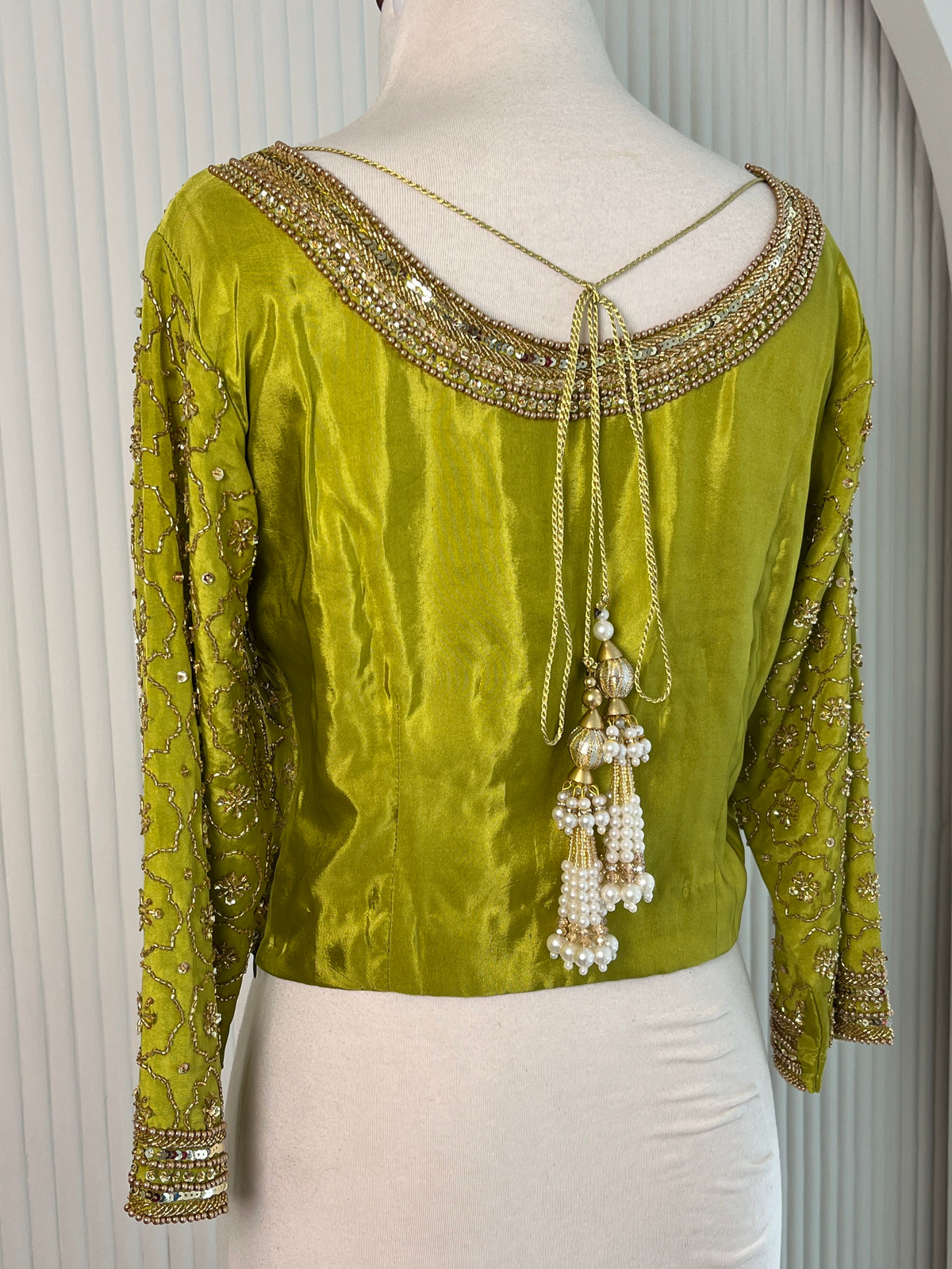 Dhanni- Hand Work Stitched Bridal  Blouse