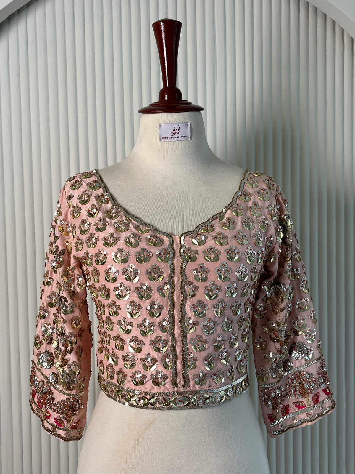 Nazo- Hand Work Stitched Bridal  Blouse