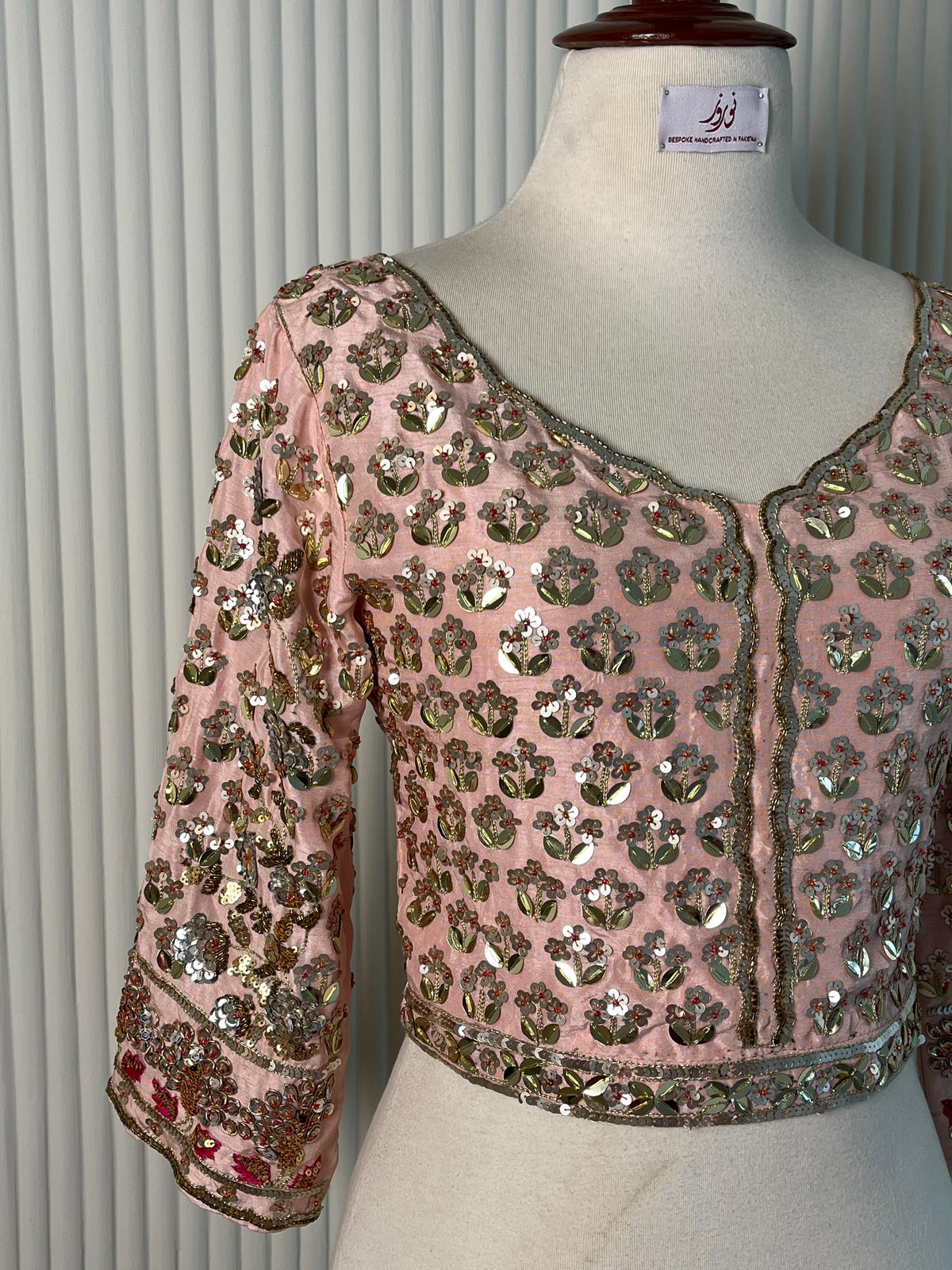 Nazo- Hand Work Stitched Bridal  Blouse