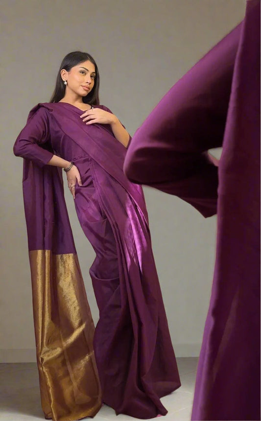 Indigo - No minute Saree