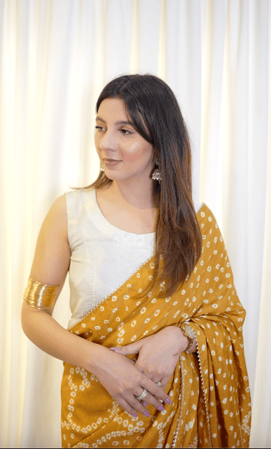 Sarson- Bandhani Saree