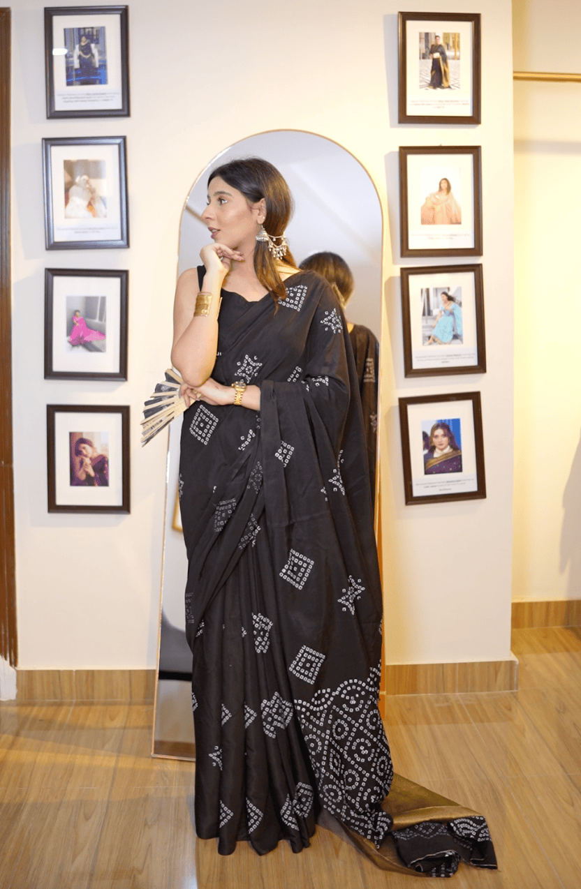 Kalki - Hand Blocked Saree