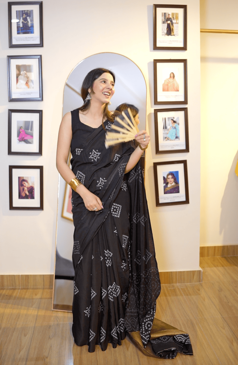 Kalki - Hand Blocked Saree