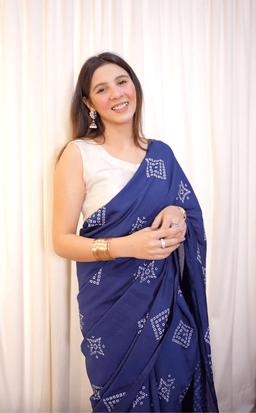 Kalka - Hand Blocked Saree