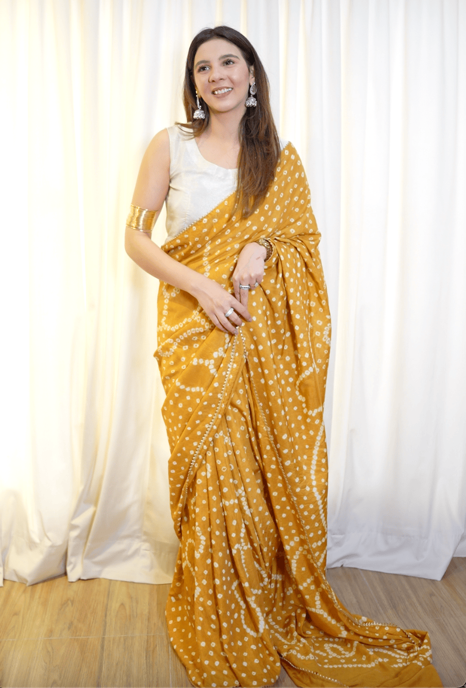 Sarson- Bandhani Saree