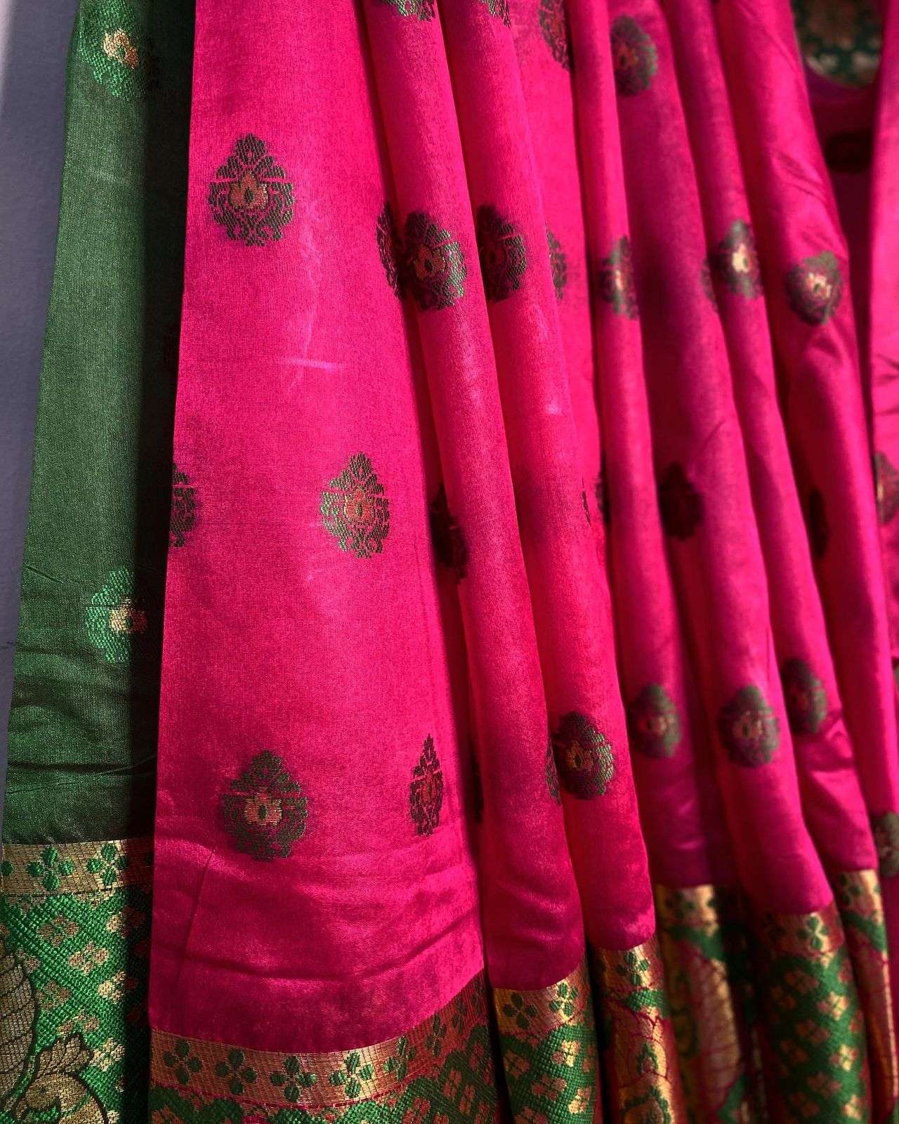Hot Pink - Dhaka Banarsi