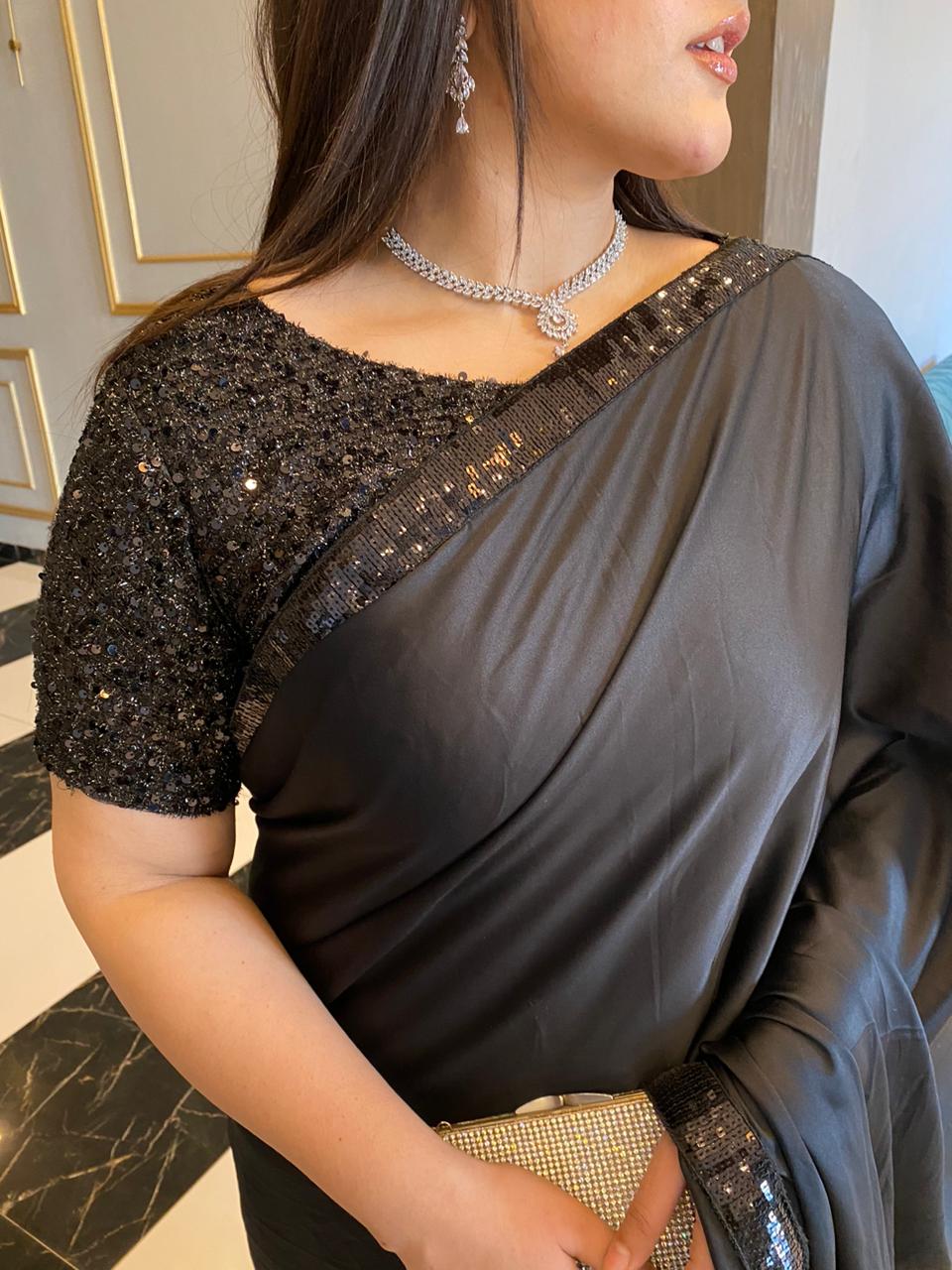 Abeera - Silk Sequin Saree